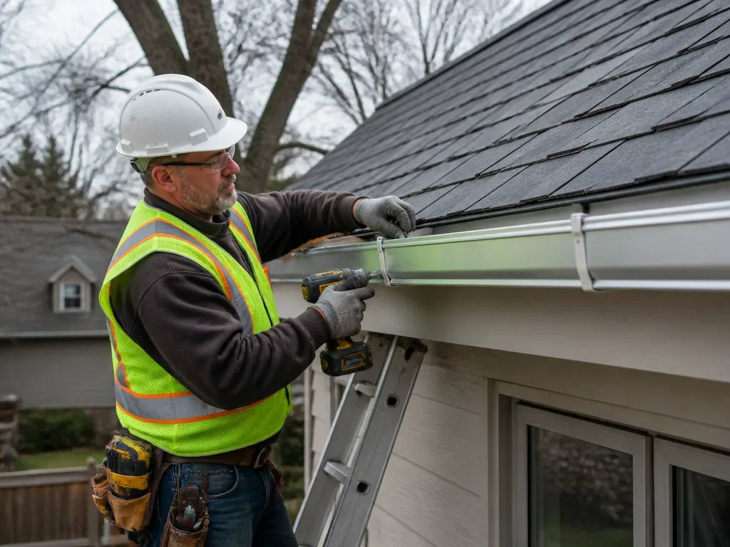 Aluminum Gutter Installation