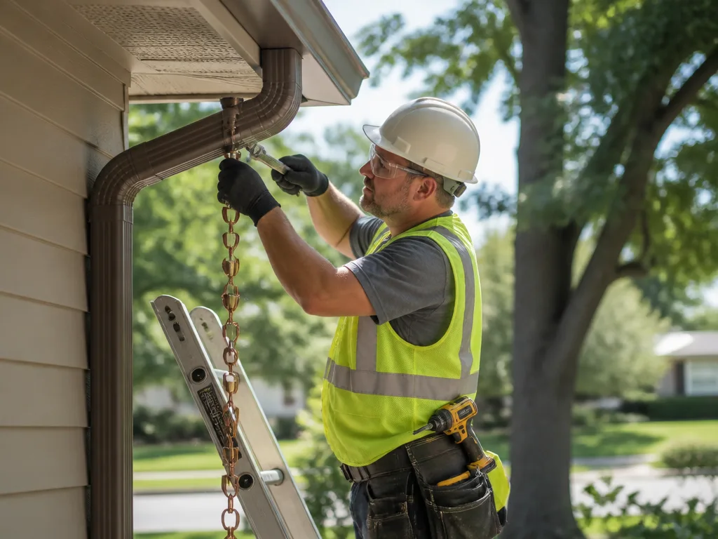 Rain Chain Installation